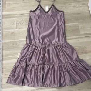 Anthropologie Purple Maxi Dress